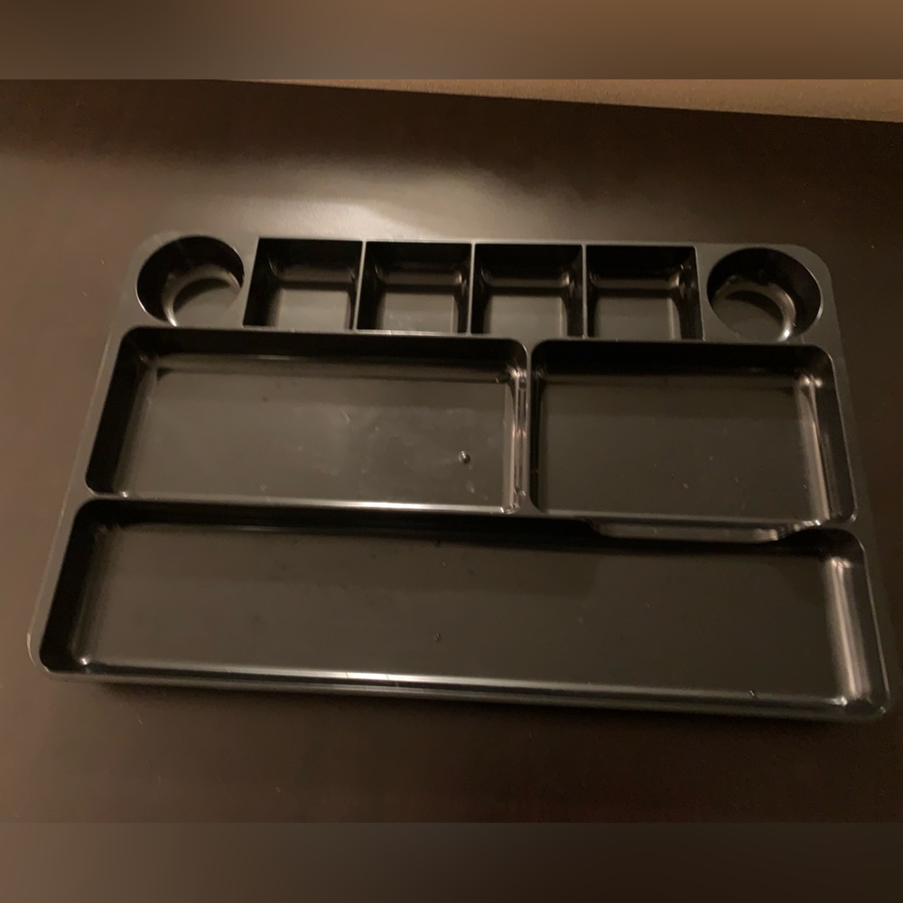 Black Desk Drawer Organizer Tray 14” x 9”